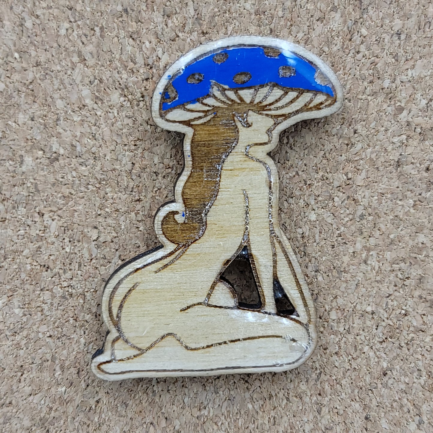 Mushroom 🍄 Goddess Pin