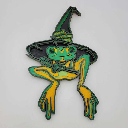 Witchy Frog 11.5"x19"