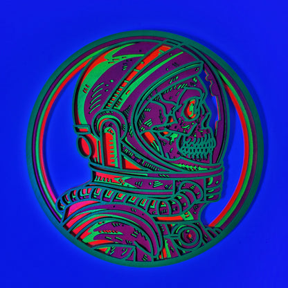 Space Skull Multilayer - UV Reactive