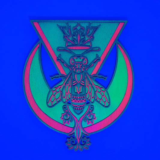 Cicada Multilayer 10"x11.5" - UV Reactive